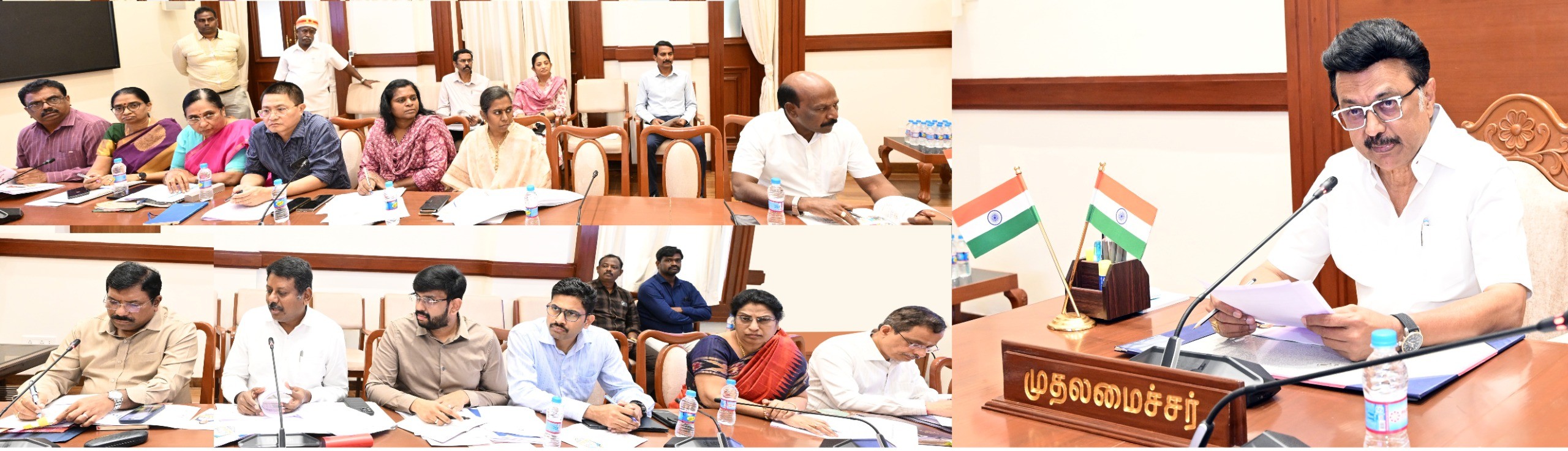 CM chairs review meeting on progress of Nalam Kaakkum Stalin initiative